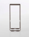 Flat barstol 75cm i bronze til loungemøbler fra Gitz Design og Gandia Blasco