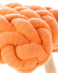 KNITTED STOOL Orange taburet