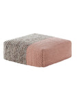 MANGAS SPACE puf rhombus i rosa og beige uld – designet af Patricia Urquiola