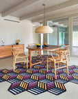PARQUET Hexagon tæppe