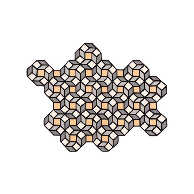 PARQUET Rhomb tæppe
