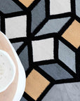 PARQUET Rhomb tæppe