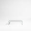 DNA sofabord 121 cm i hvid fra serien af de luksuriøse møbler fra Gitz Design og Gandia Blasco