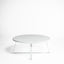 Flat spisebord rundt Ø175cm i hvid fra de elegante loungemøbler fra Gitz Design og Gandia Blasco