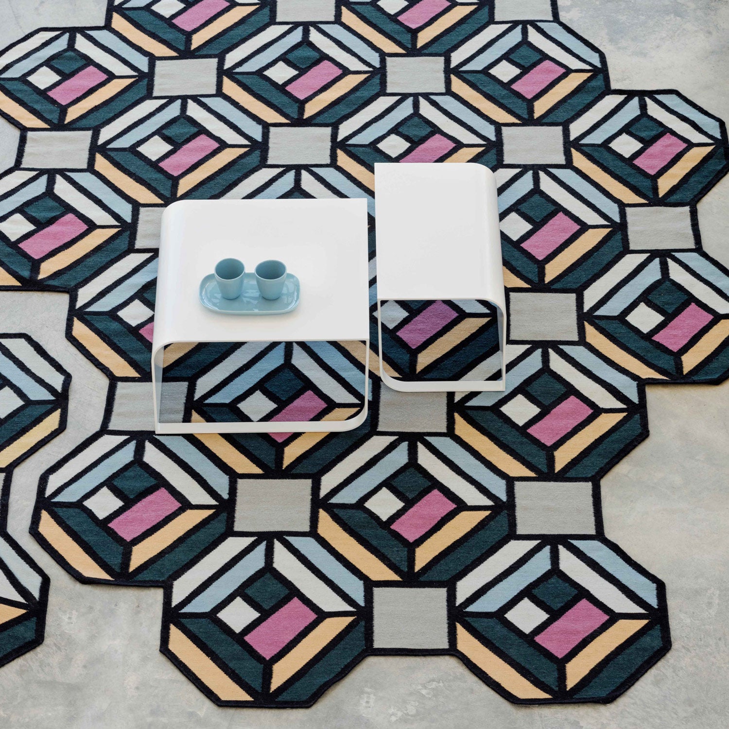 PARQUET Tetragon tæppe