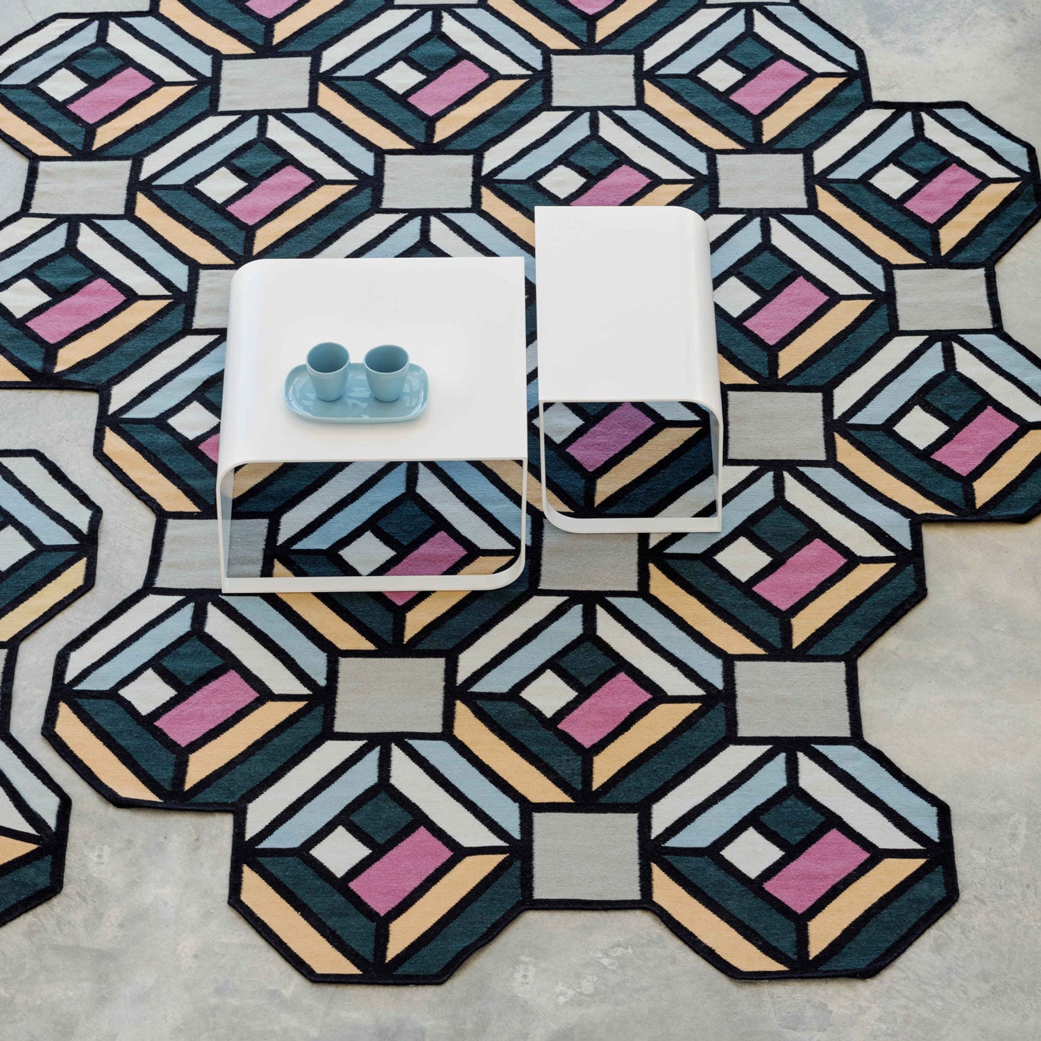 PARQUET Tetragon tæppe